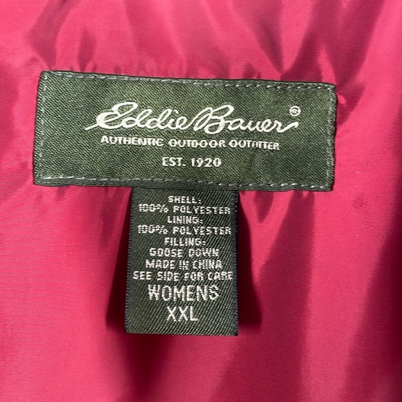 Eddie Bauer goose down vest, women’s XXL - Picture 5 of 9